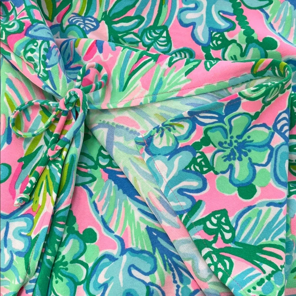 Lilly Pulitzer Donna square neck romper size 12 - Picture 8 of 13